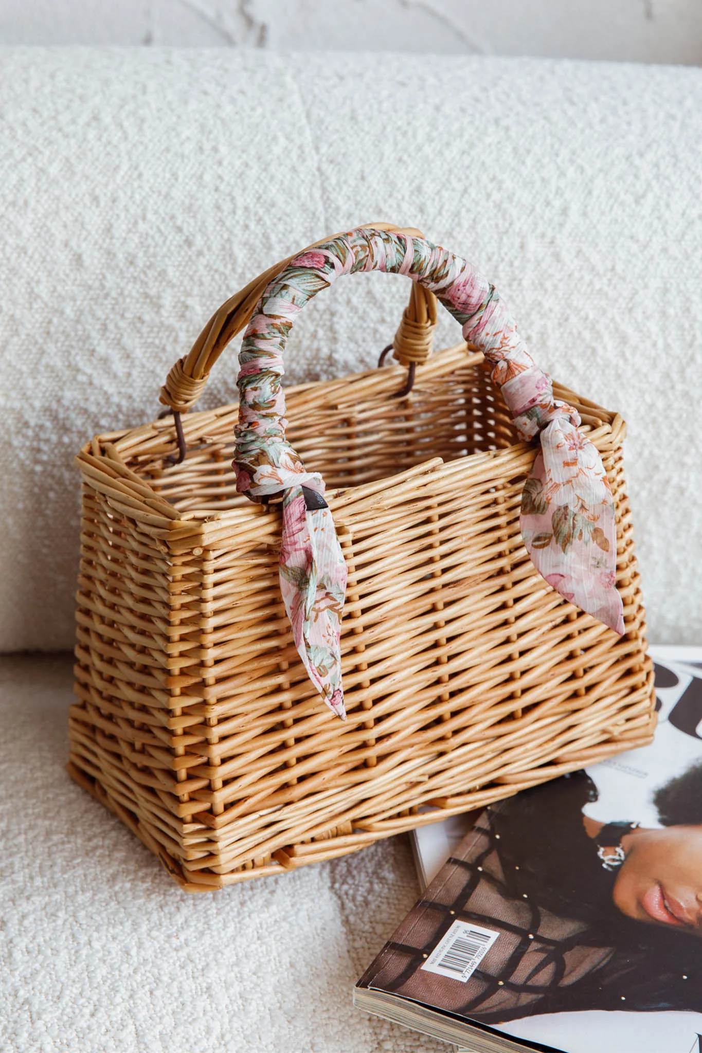 Maddie Twilly Scarf Floral Pink - Sonourner