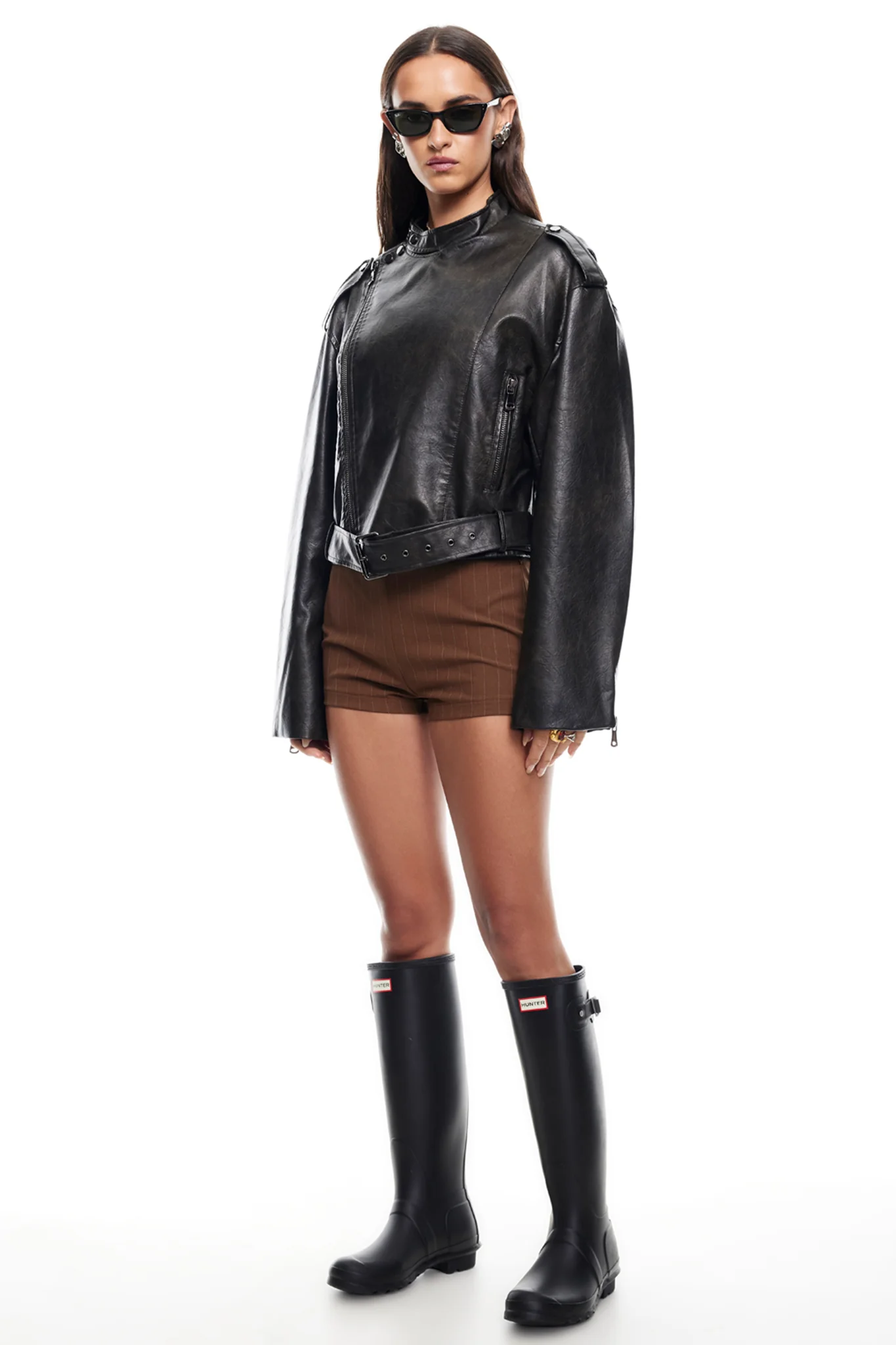 LIONESS Driftwood Bomber Jacket Onyx - Sonourner