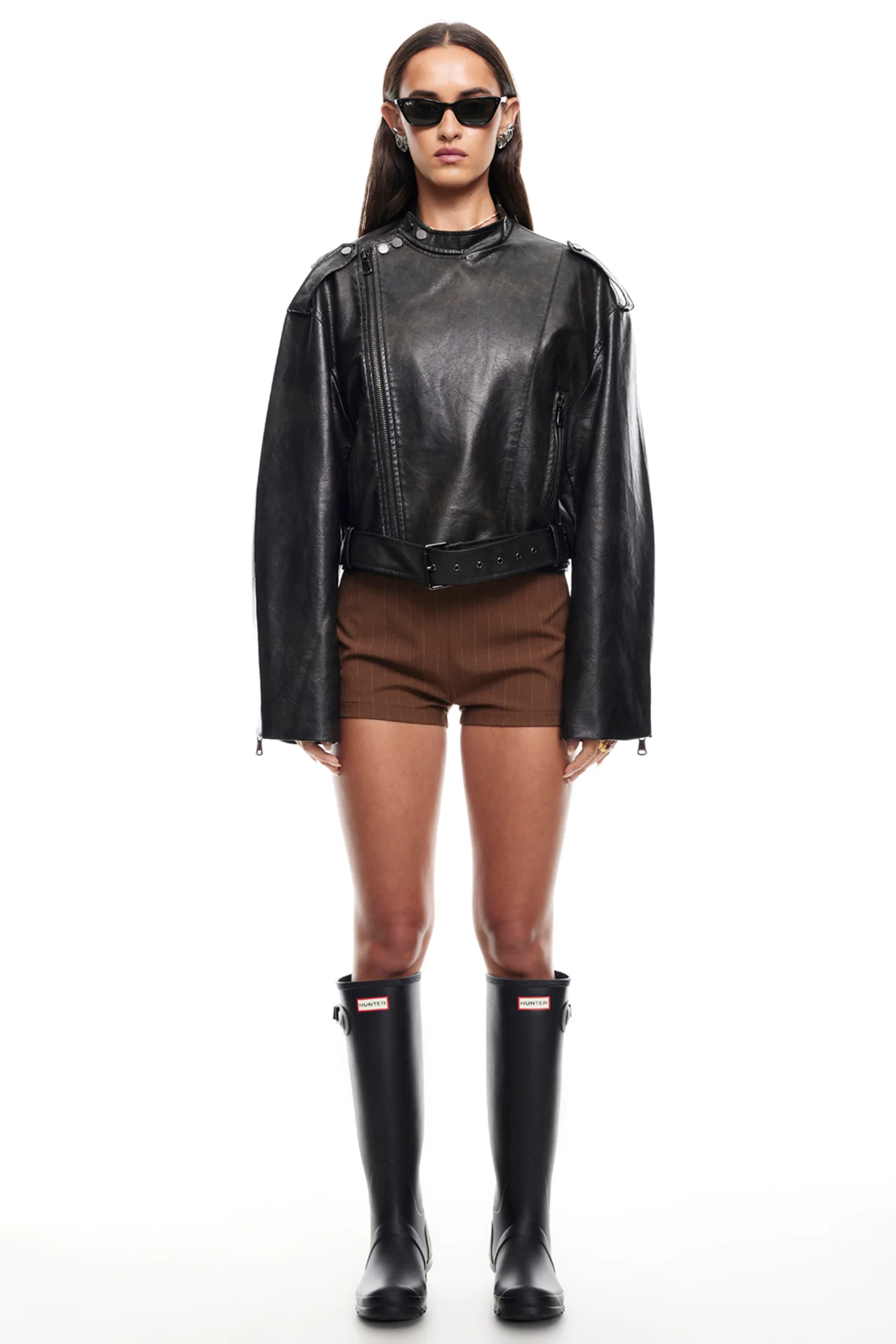 LIONESS Driftwood Bomber Jacket Onyx - Sonourner