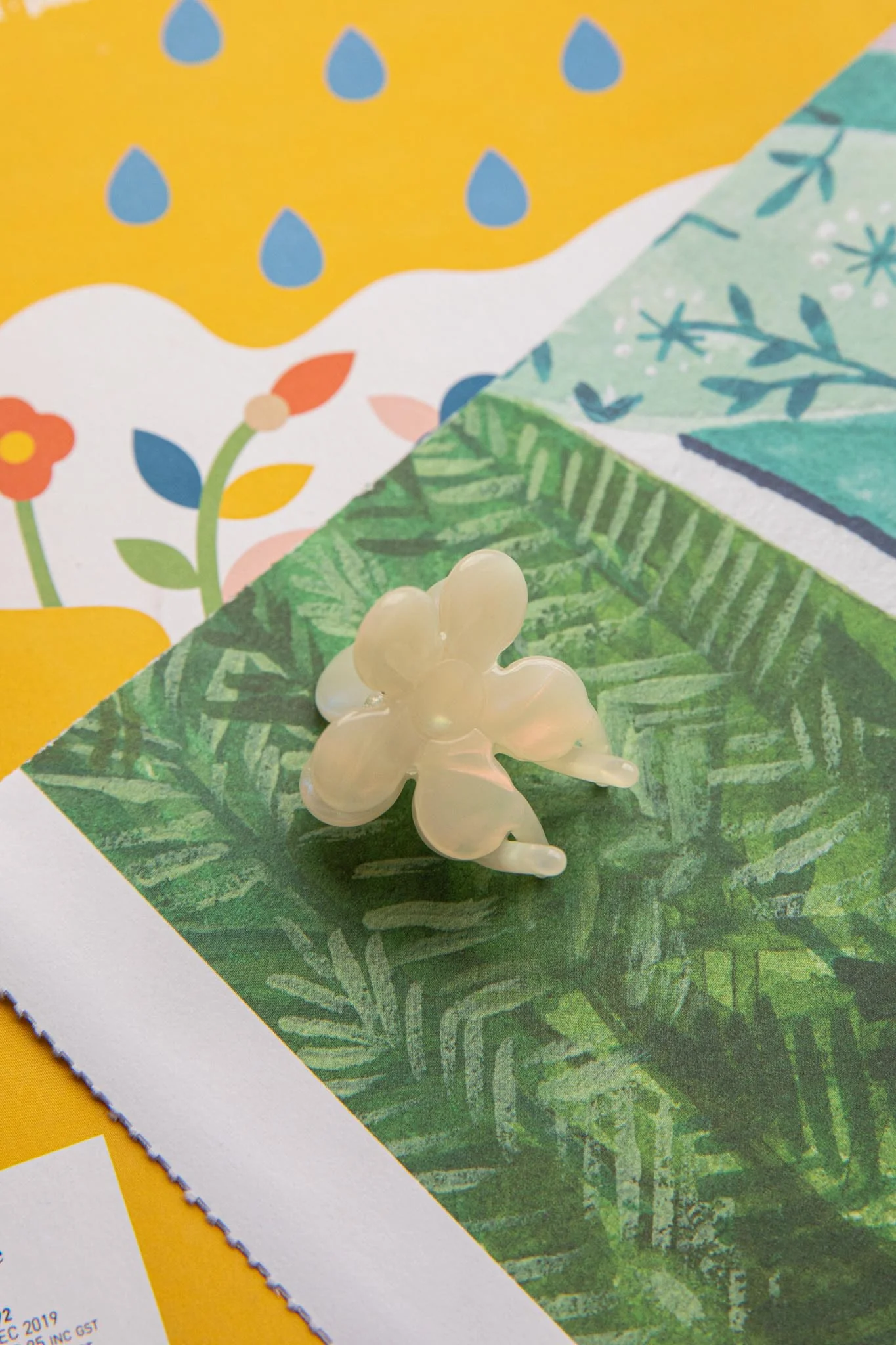 Blossom Flower Hair Clip White - Sonourner