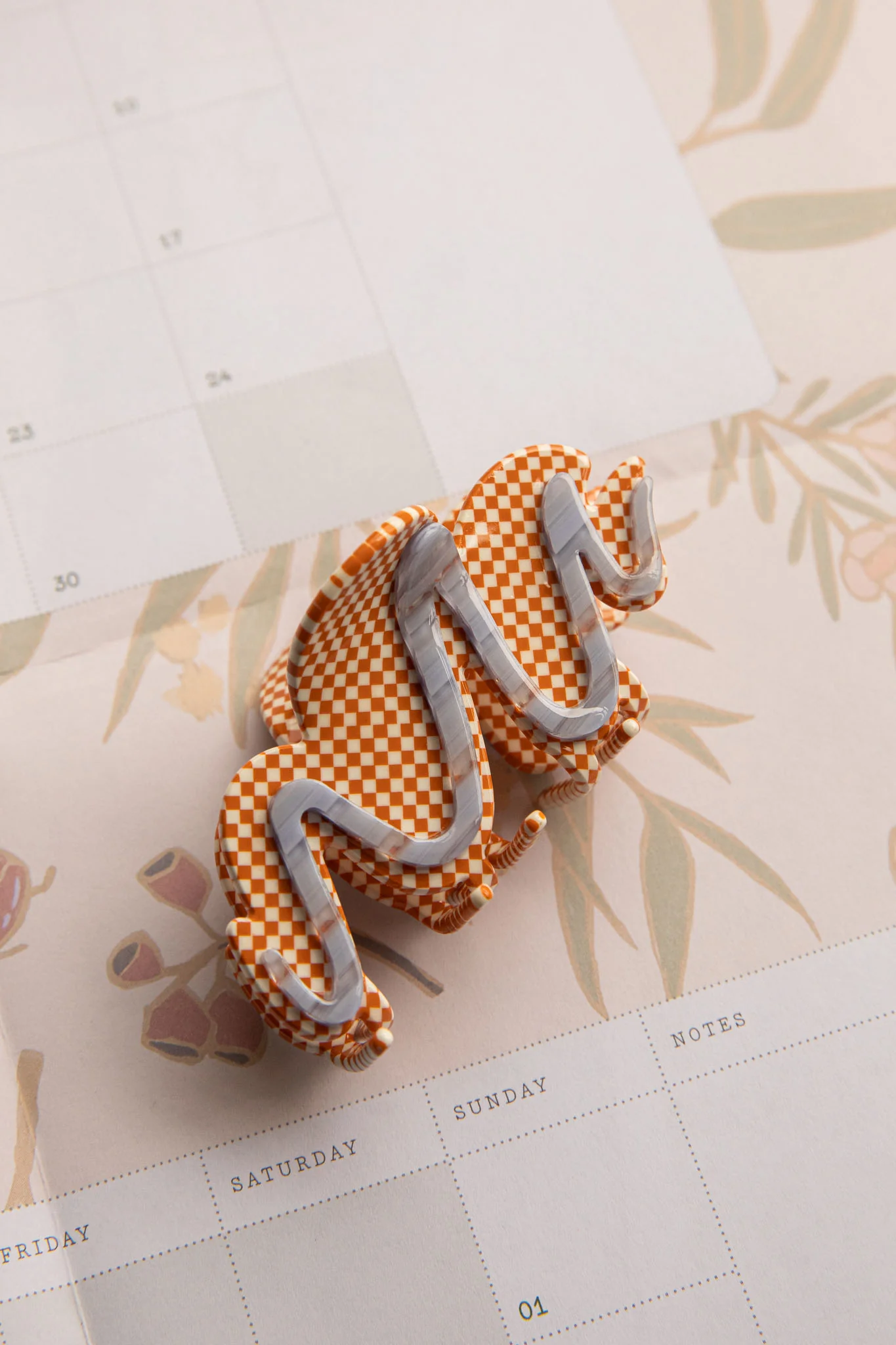 Cloudy Hair Clip Orange - Sonourner