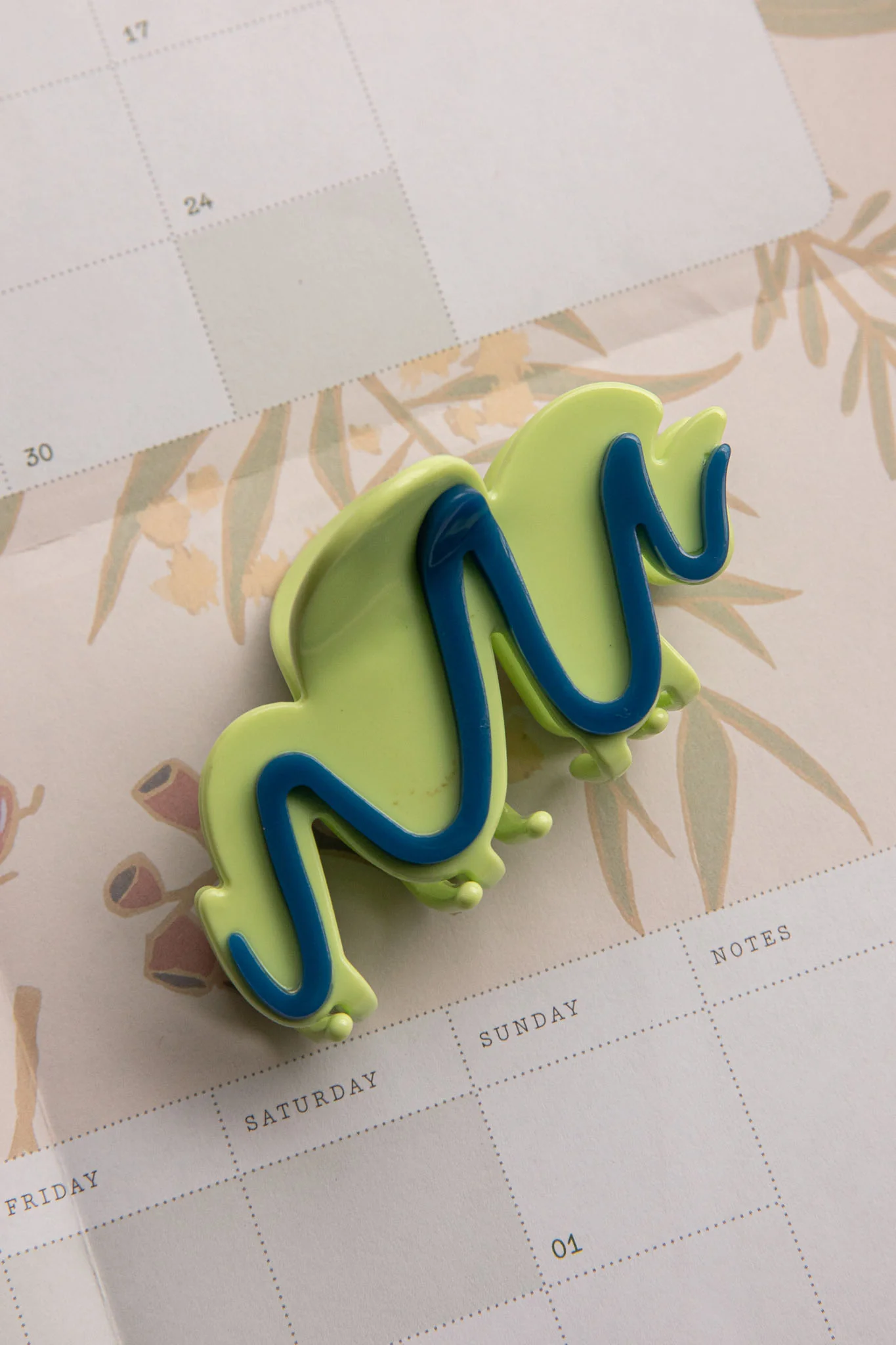 Cloudy Hair Clip Green - Sonourner