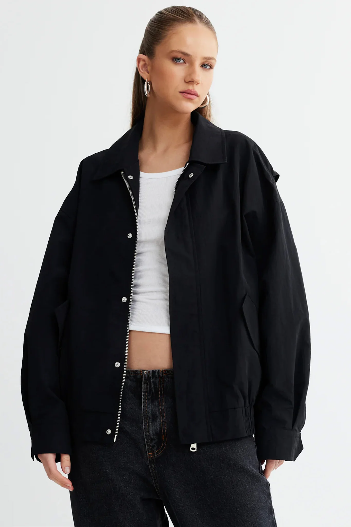 LIONESS Kenny Bomber Jacket Onyx - Sonourner