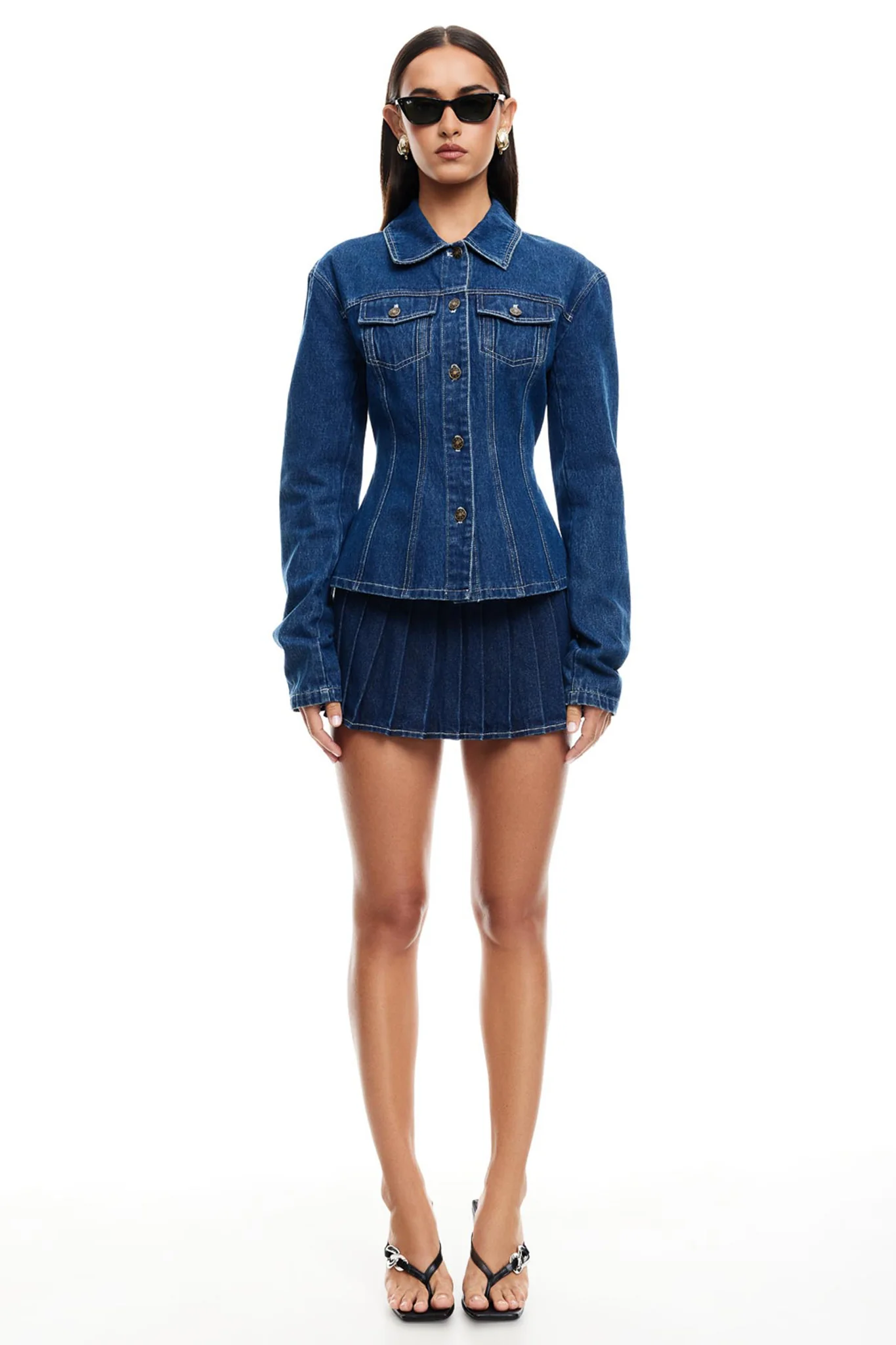 LIONESS Rider Denim Jacket Blue - Sonourner