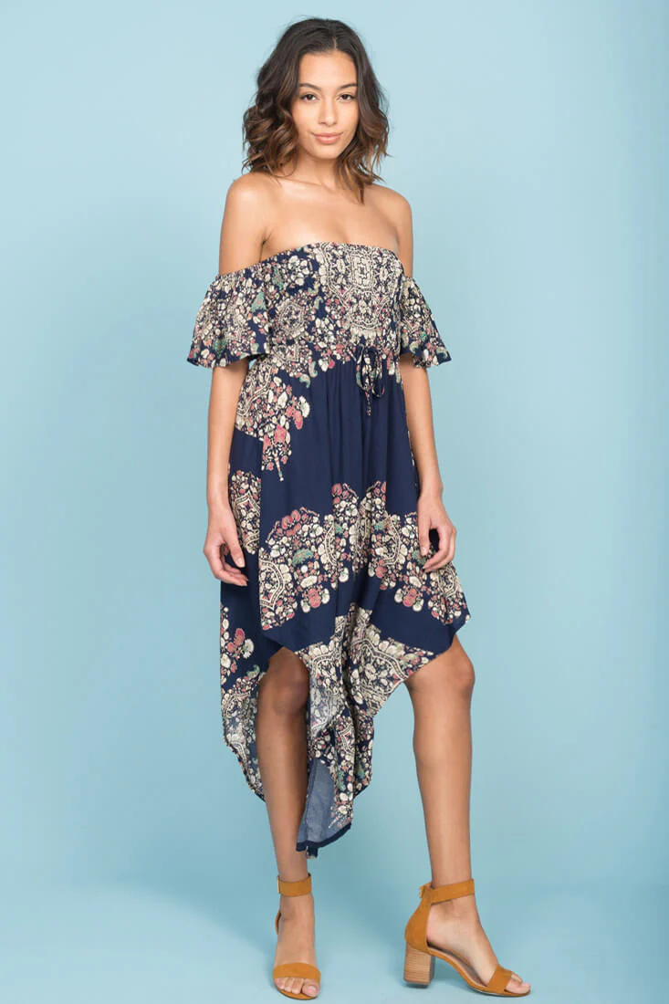 Ophelia Casual Jumpsuit Navy - Sonourner