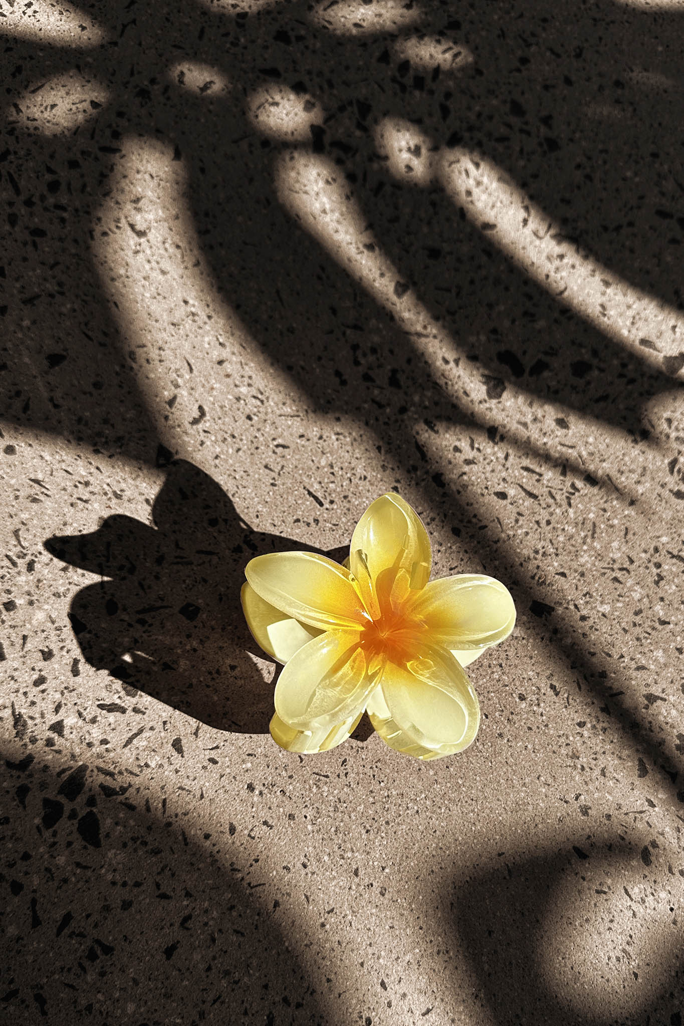 Ayni Frangipani Claw Clip Yellow - Sonourner