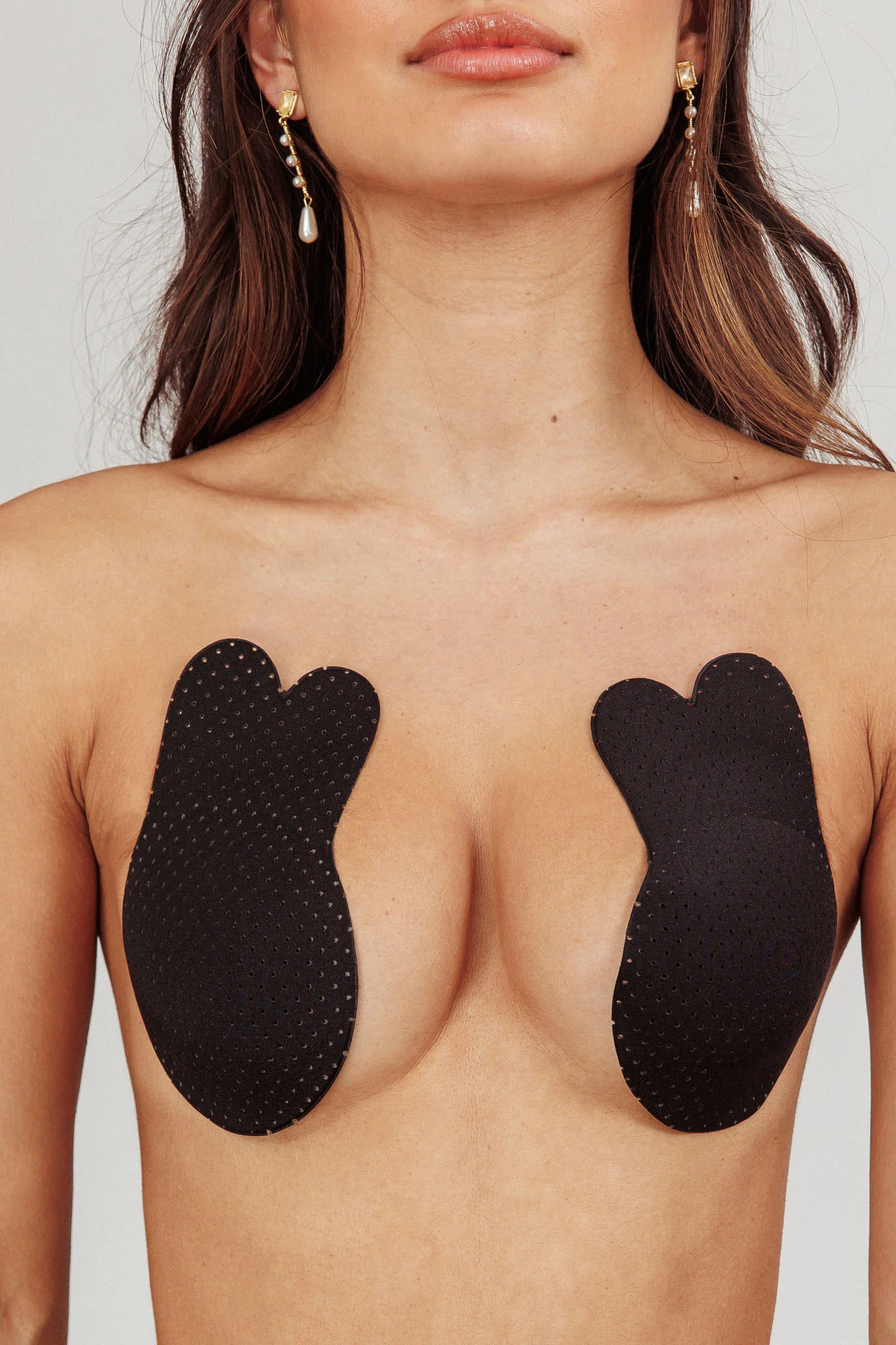 Felicia Bunny Adhesive Bra Black - Sonourner