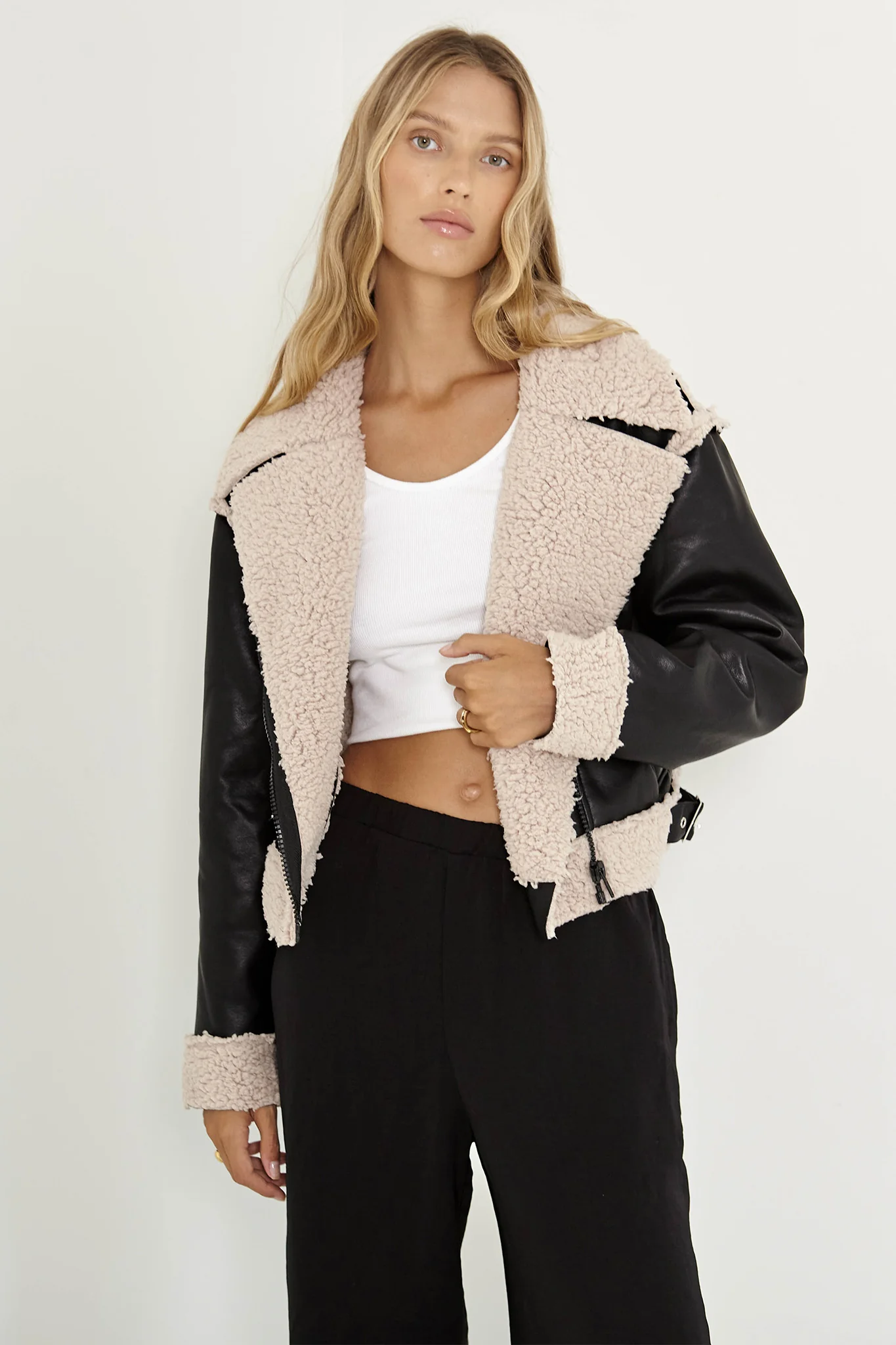 SNDYS Billie Aviator Jacket Black - Sonourner