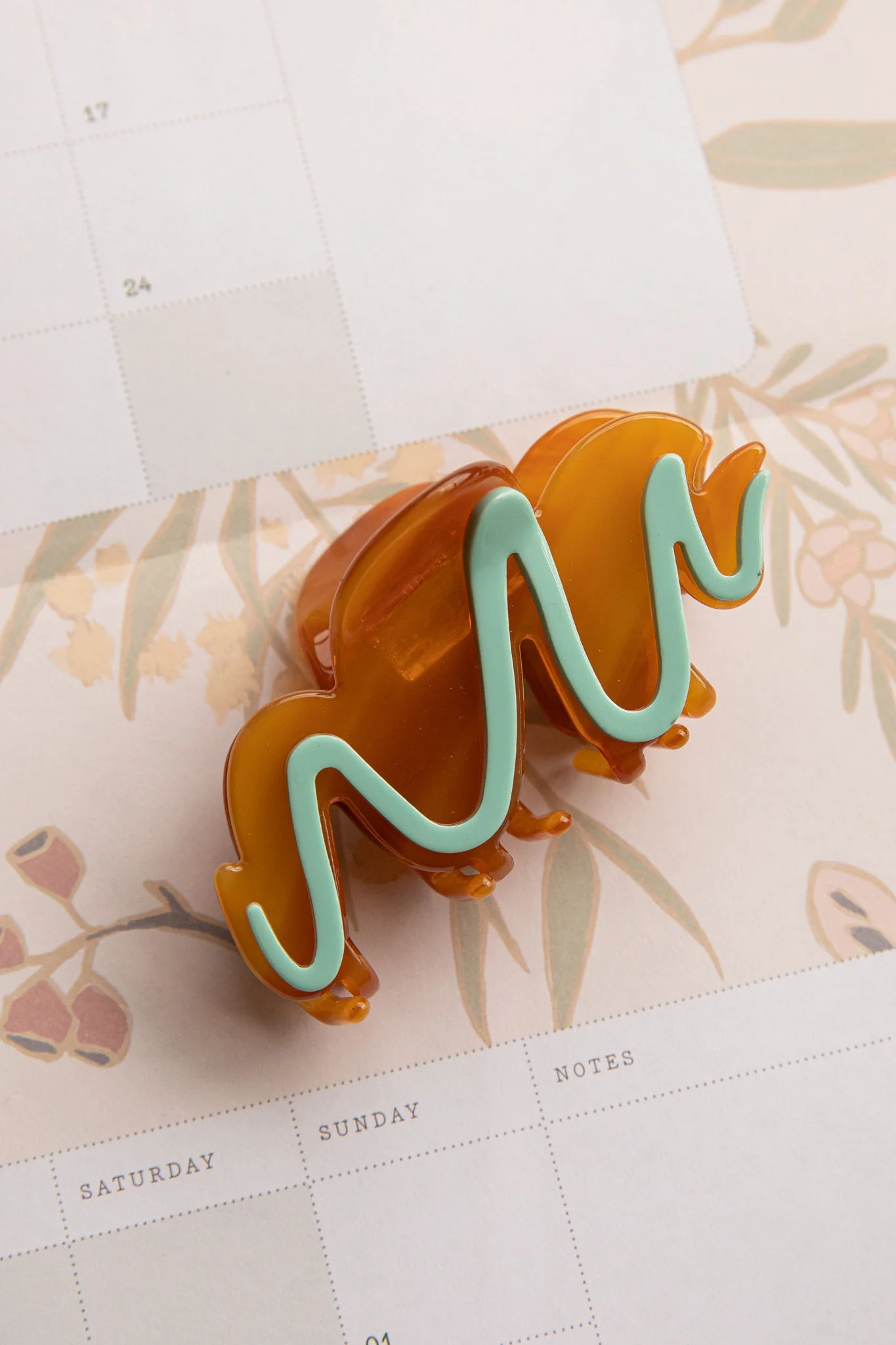 Cloudy Hair Clip Caramel - Sonourner