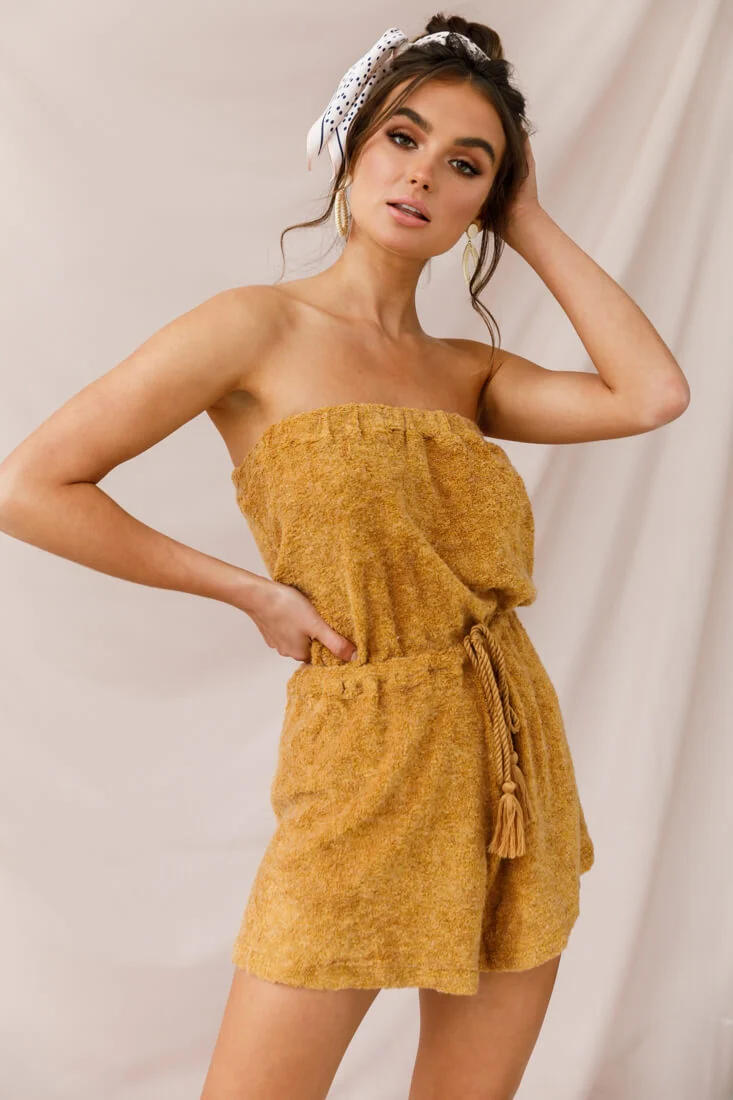 Margie Terry Cloth Romper Ginger - Sonourner