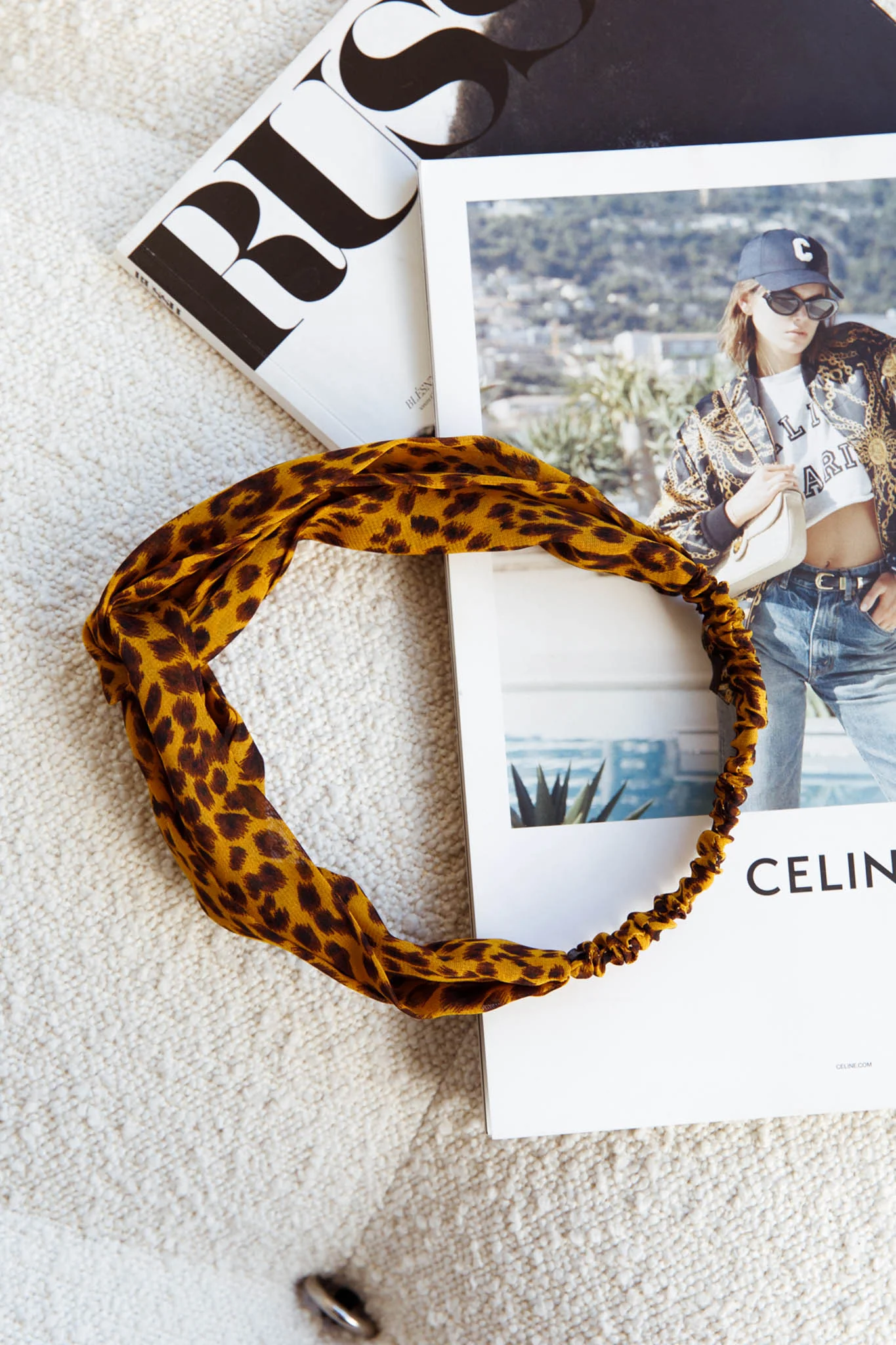 Top Knot Headband Leopard - Sonourner