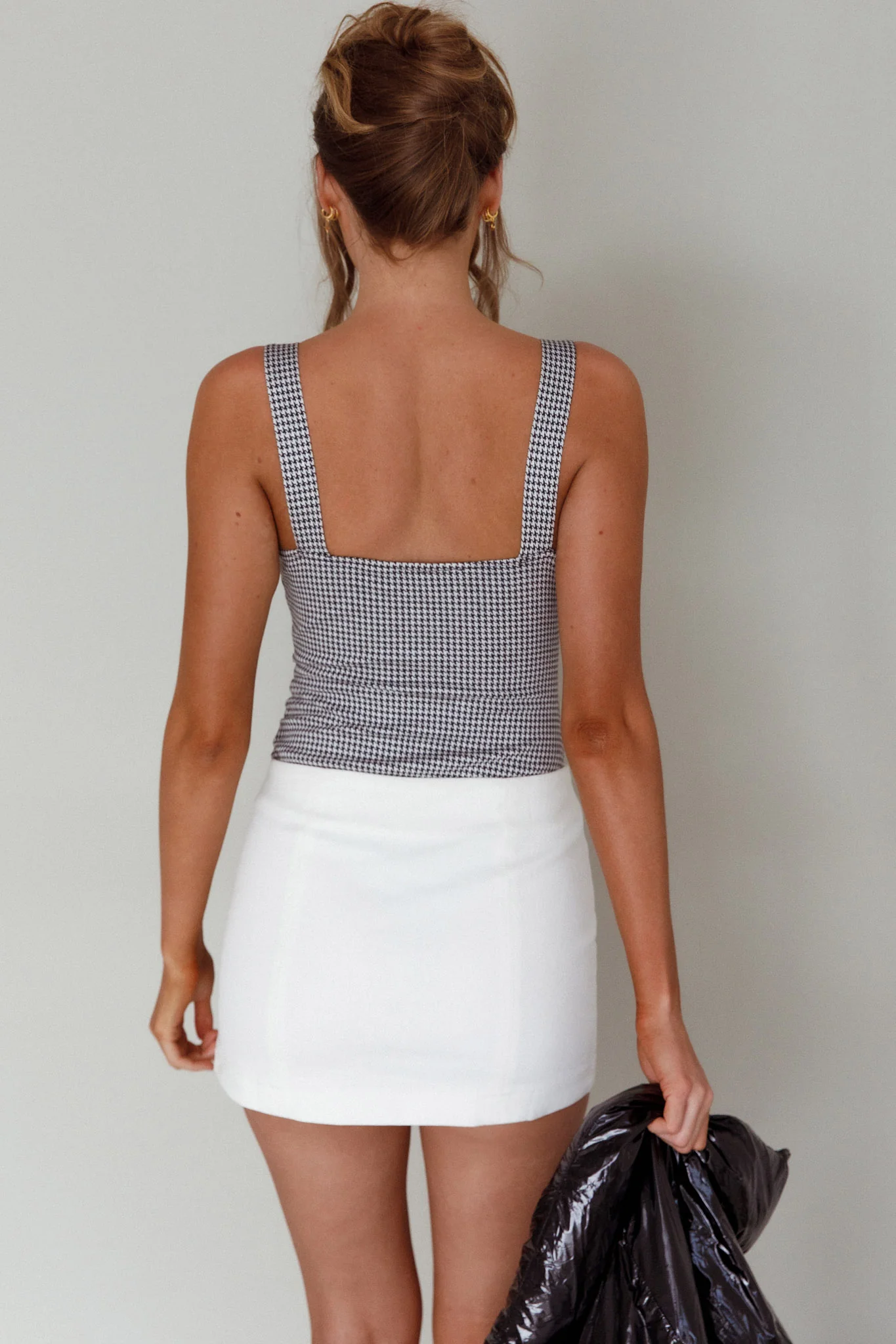 Ivy League Houndstooth Bodysuit Multi - Sonourner