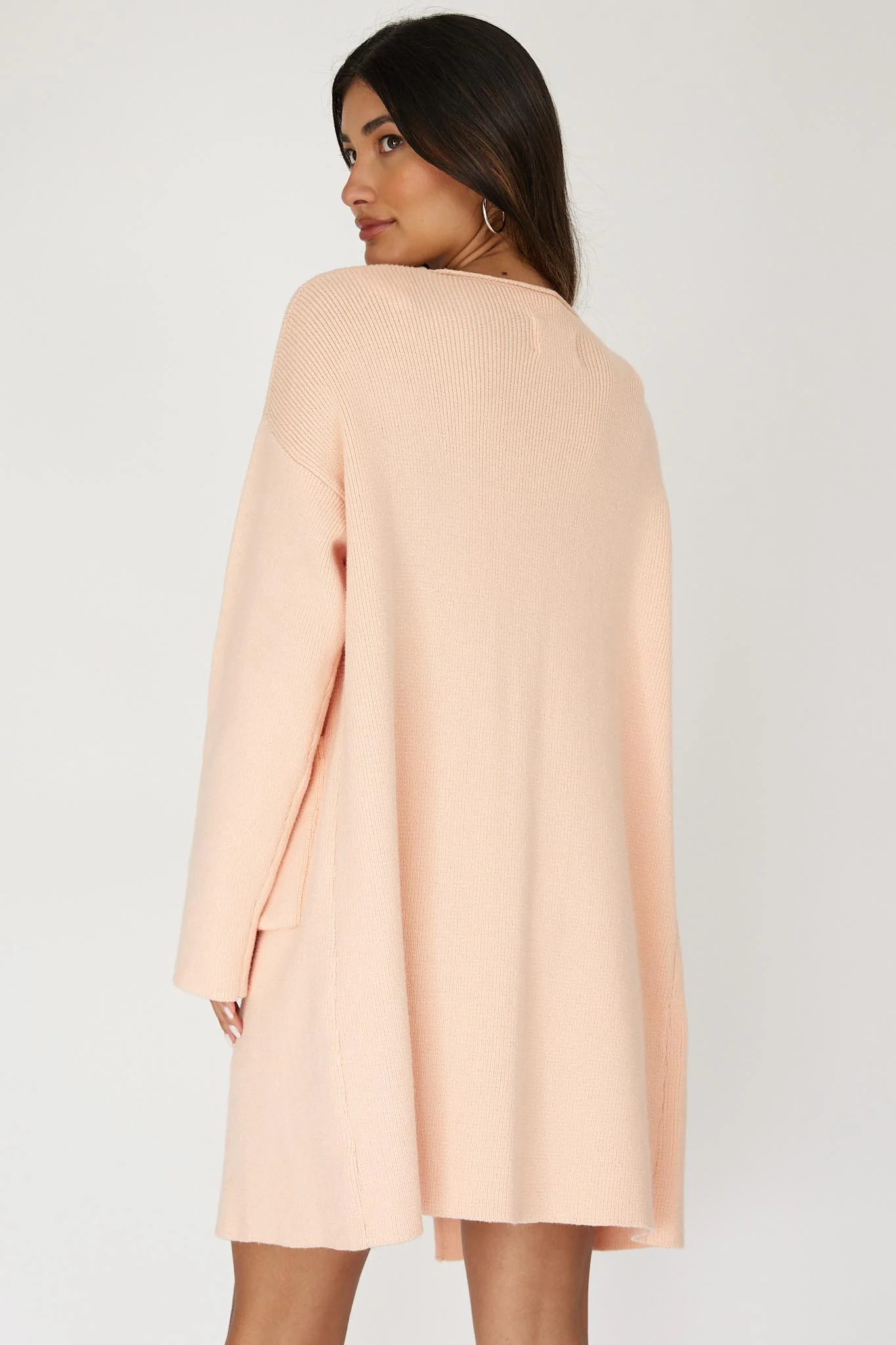 On Point Pocket Cardigan Pink - Sonourner