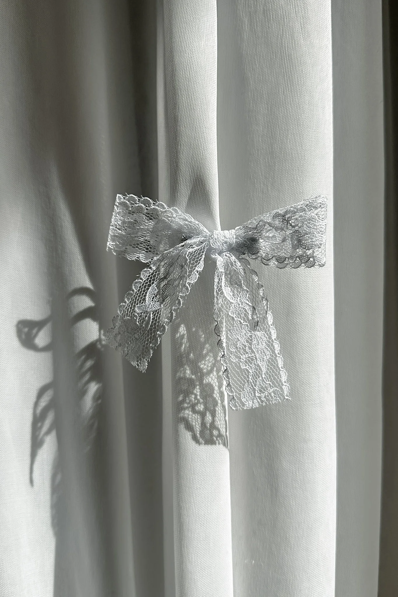 Penny Lace Bow Hairpin White - Sonourner